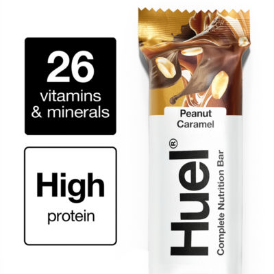 ASDA Huel Peanut Caramel Complete Nutrition Bar 55g- Buy online at McGrocer