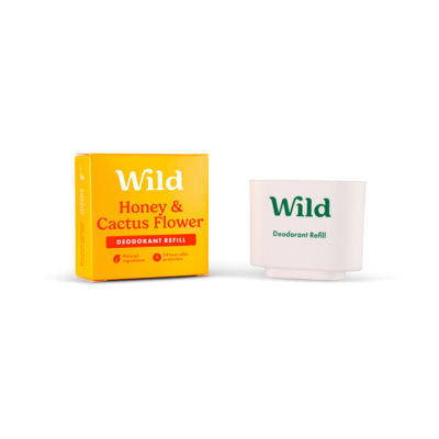Wild Honey Cactus Flower deodorant refill 40g, imported from the UK