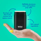 Wild Honey Cactus Flower deodorant refill 40g, imported from the UK