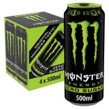 ASDA Monster Energy Drink Zero Sugar 4 x 500ml- Buy online at McGrocer