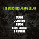 Monster Zero Sugar energy drink 4 x 500ml, imported from the UK