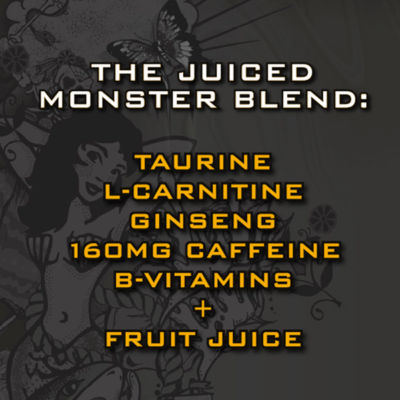 Monster Bad Apple energy drink 4 x 500ml, UK version