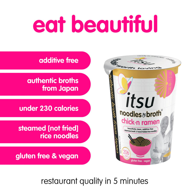 itsu chick-n ramen instant noodles 64g - British product
