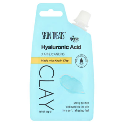 Skin Treats hyaluronic acid clay mask 20g (British brand)