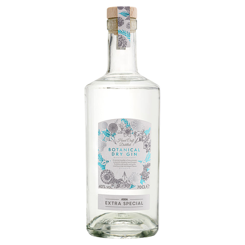 ASDA Botanical Dry Gin 70cl - British product