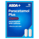ASDA Paracetamol Plus Caplets 16 caplets - British product