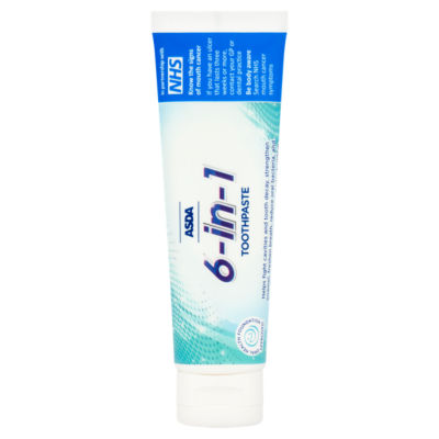 ASDA 6-in-1 Toothpaste