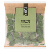 ASDA frozen chopped spinach 900g pack - British product