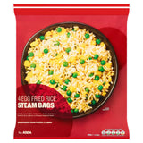 Riz frit aux œufs ASDA, sachets de cuisson vapeur, 4 x 150 g, plat préparé