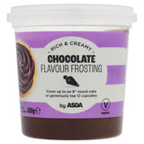 ASDA chocolate flavour frosting 400g tub - British product