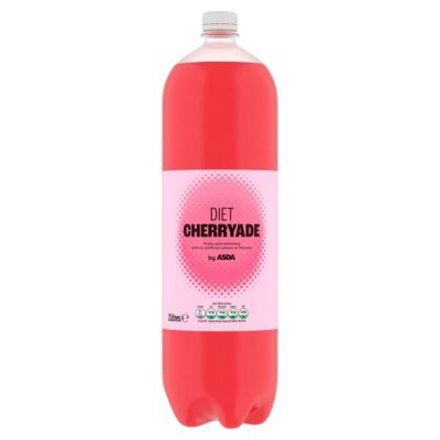 ASDA Cherryade soft drink cherry flavour 2L - British product