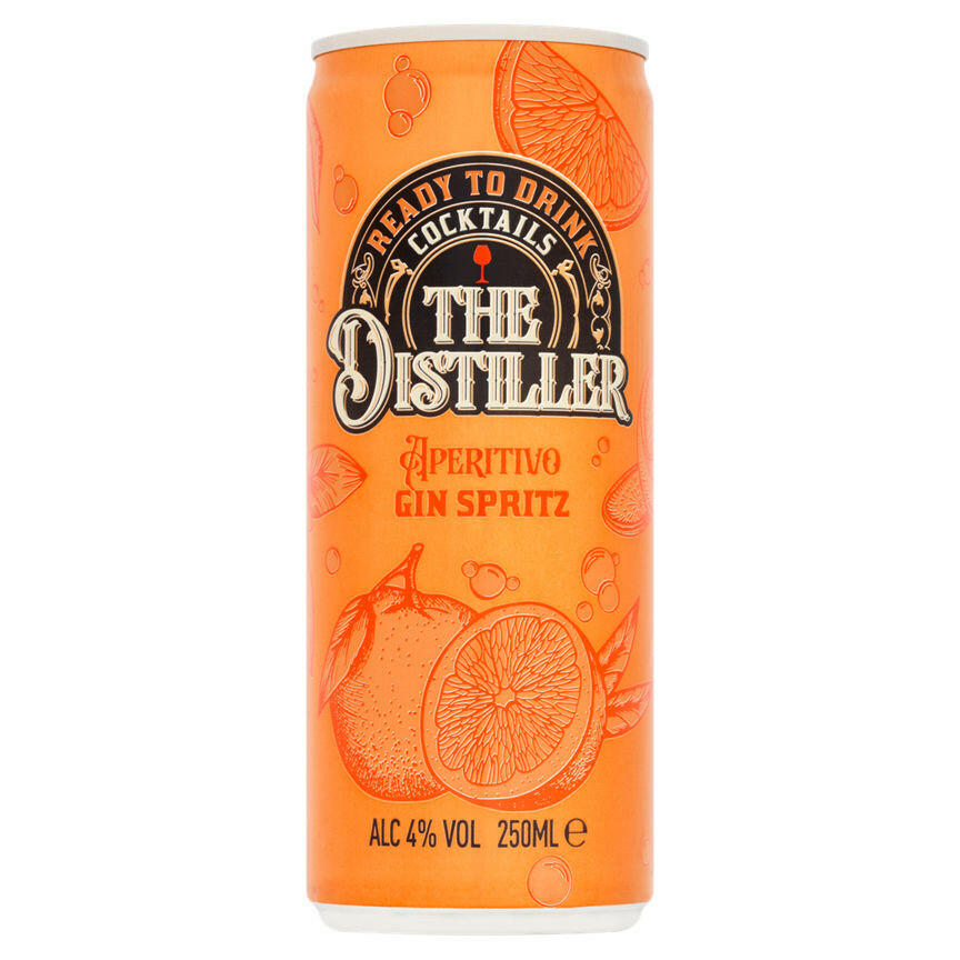 The Distiller Aperitivo Gin Spritz 250ml GOODS ASDA