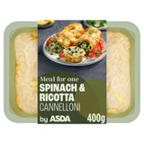 ASDA Spinat Ricotta Cannelloni Fylt Pasta 400g