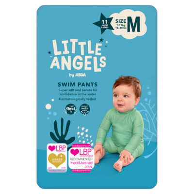 LITTLE ANGELS by ASDA Swim Pants M 7-15kg 15-34lbs 11 Swim Pants