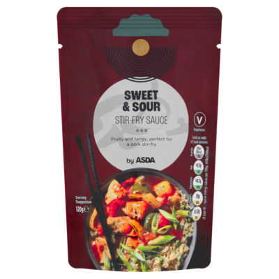 ASDA Sweet And Sour Stir Fry Sauce 120g - British product