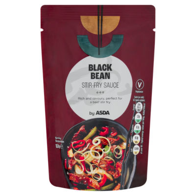 ASDA black bean stir-fry sauce 120g - British product