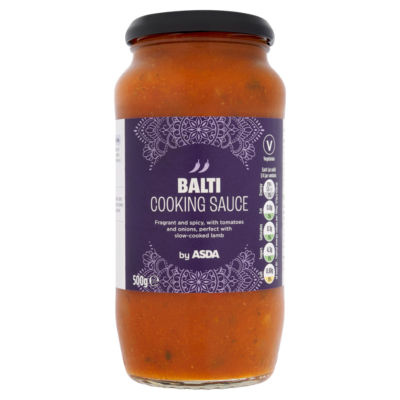 ASDA Balti curry cooking sauce 500g - British product