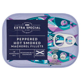 ASDA peppered hot smoked mackerel fillets 110g - British product