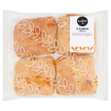 ASDA The Bakery 4 Cheese Rolls White Bread Rolls - British product