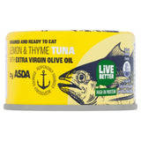 ASDA lemon and thyme tuna with olive oil 80g - British product