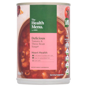 ASDA The Health Menu Tomato & Three Bean Ready-to-Eat Soup 400g