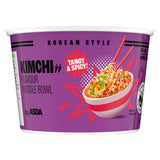 ASDA kimchi flavour noodle bowl 88g (British brand)