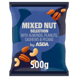 ASDA mixed nuts with almonds, peanuts, cashews, and pecans 500g - British product