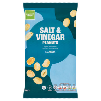 ASDA Salt & Vinegar Peanuts 150g - British product
