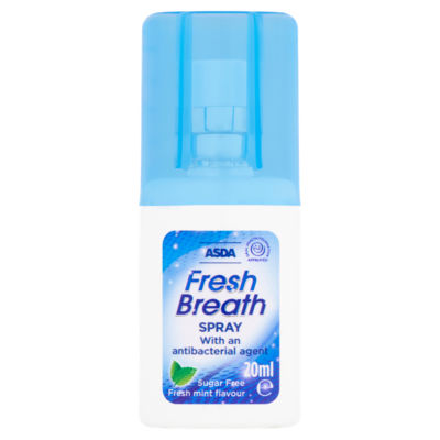 ASDA fresh breath spray mint flavour 20ml - British product