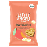 Little Angels banana and mango corn cake hearts 30g - British product