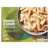 Pasta al horno con pollo y beicon ASDA 400 g