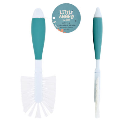 ASDA bottle cleaning brush with teat brush, UK version