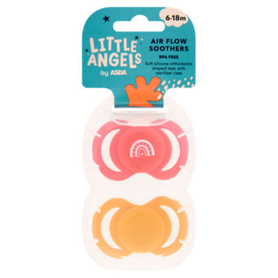 Little Angels by ASDA air flow soothers for 6-18 months, UK version