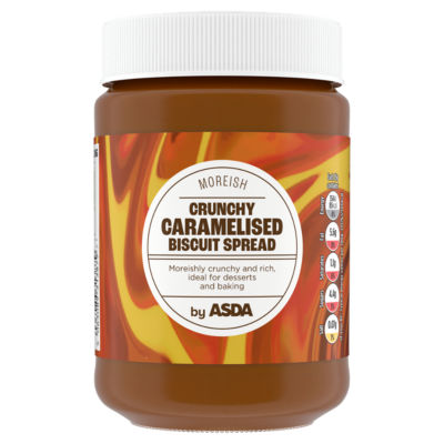 ASDA crunchy caramelised biscuit spread 400g - British product