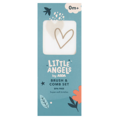 ASDA Little Angels baby brush and comb set, UK version