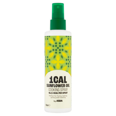 ASDA 1 Cal Sunflower Oil Cooking Spray 190ml - British product