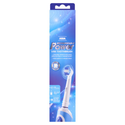 ASDA rechargeable power USB toothbrush - British product