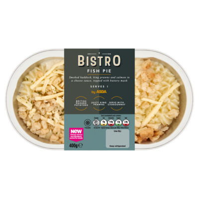 Bistro by ASDA Fischauflauf, gekühltes Fertiggericht, 400 g