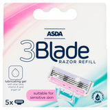 ASDA ASDA 3 Blade Razor Replacement Cartridges Pack of 5- Buy online at McGrocer
