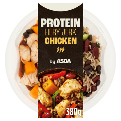 ASDA ASDA Protein Fiery Jerk Chicken Ready Meal 380g - اشترِ عبر الإنترنت من McGrocer