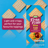 ASDA Free From Plain Crackers 137g - British product