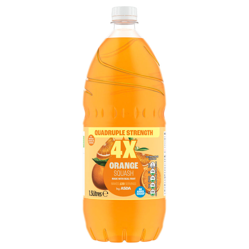 ASDA orange squash concentrate 1.5L - British product