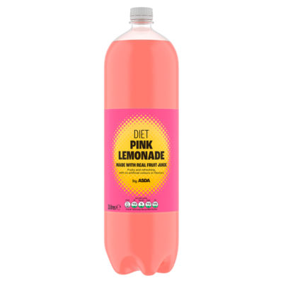 ASDA Diet Pink Lemonade 2 Litre Bottle - British product
