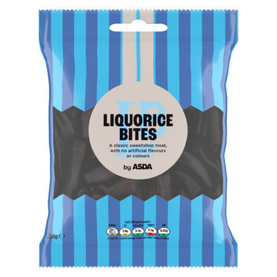 ASDA Liquorice Bites 250g liquorice sweets - British product