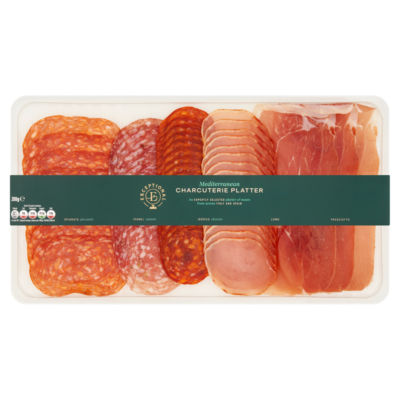 ASDA Mediterranean charcuterie platter 200g - British product