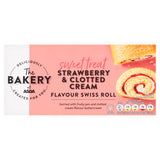 ASDA strawberry clotted cream flavour Swiss Roll, UK version
