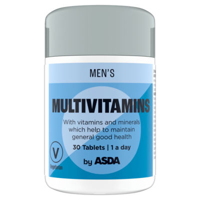 ASDA men's multivitamin tablets 30 pack - British product