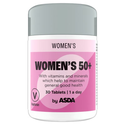 ASDA Women's 50+ Multivitamin Tablets 30 - British product