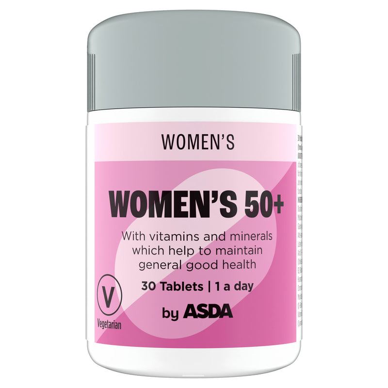 ASDA Women's 50+ Multivitamin Tablets 30 - British product