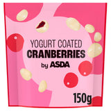 ASDA yogurt coated cranberries 150g, imported from the UK